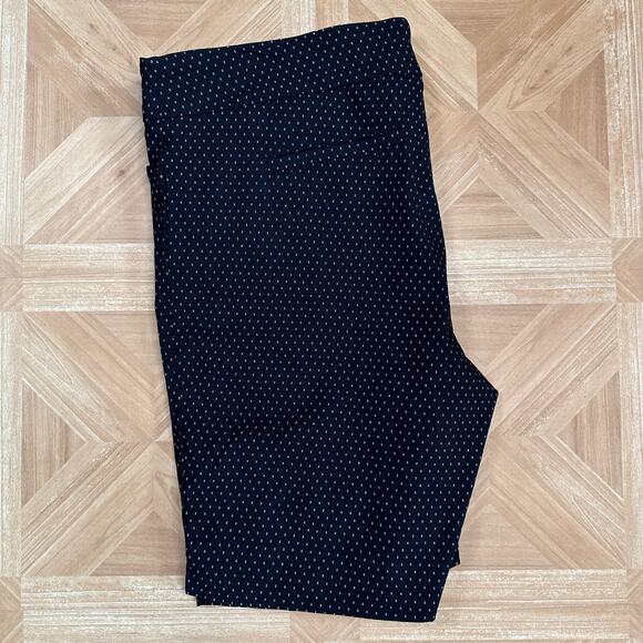 Hilary Radley Black White Dot Bermuda Shorts Womens XXL Easy Comfort Fit Pull-On - Picture 5 of 7